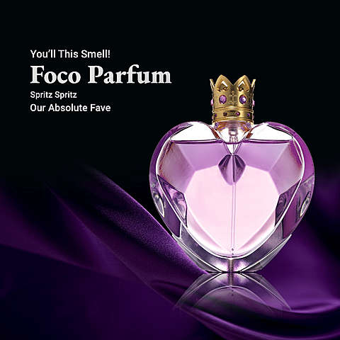 Female Makeup Perfume Ecommerce Product Image