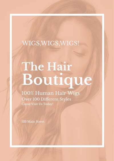 Different Hair Wigs Products Propagating Poster
