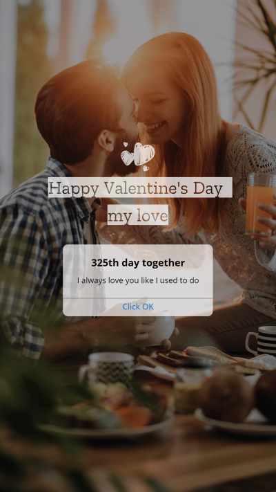 Phone Simulation Couple Photo Template Simple Fashion Style Poster Instagram Story