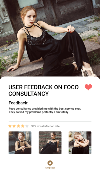 Fashion Consultancy Services Feedback Ecommerce Story