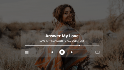 Music Player Template Poster Template Facebook Cover