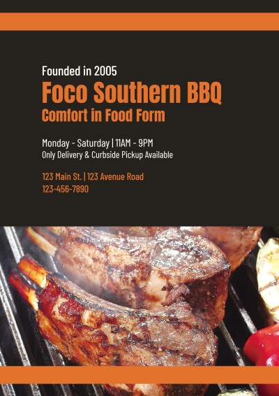 Southern Barbecue Propaganda Flyer