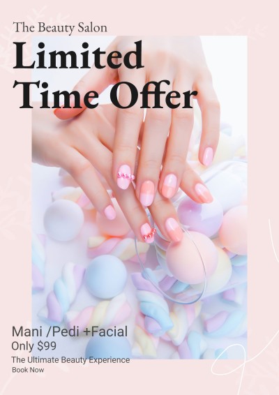 Commercial Manicure Service Propagating Poster