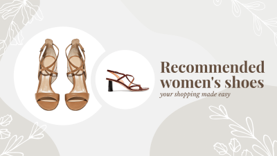 Spring Women’s Shoes Recommendation Facebook Cover