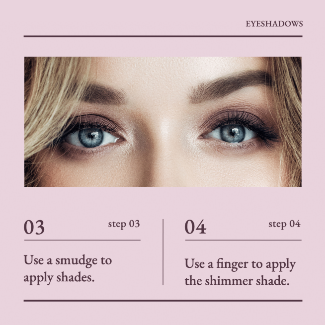Fashion Eyeshadow Use Display Step Teaching Ecommerce Product Image预览效果