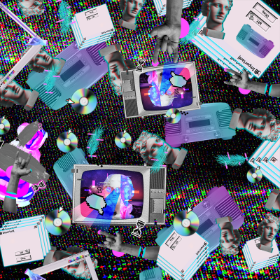 Creative and Colorful Cutout Instagram Post Image