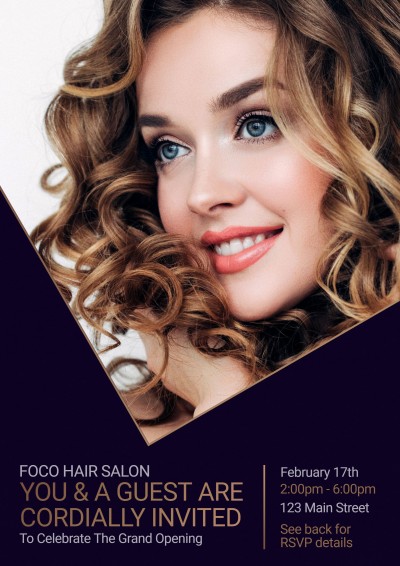 Hair Salon Grand Opening Propaganda Flyer