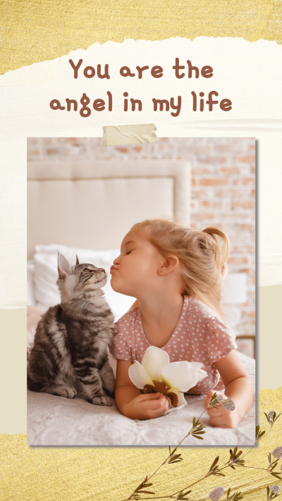 Baby Pet Photo Warm Fashion Style Poster Instagram Story