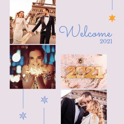 Couple New Year Celebration Instagram Post Image