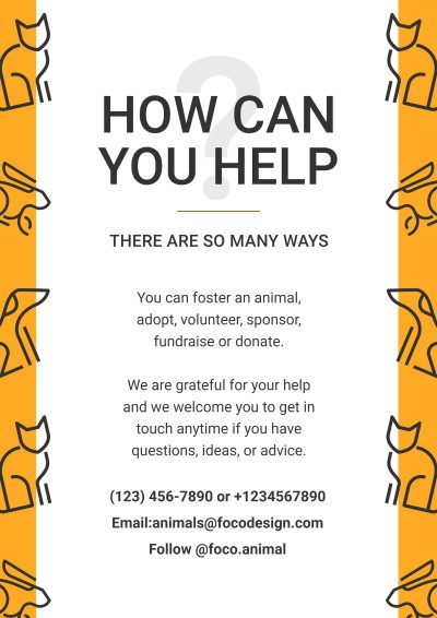 Fundraising Events Propaganda Flyer