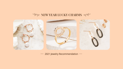 Jewelry Products Display Promotion Facebook Cover