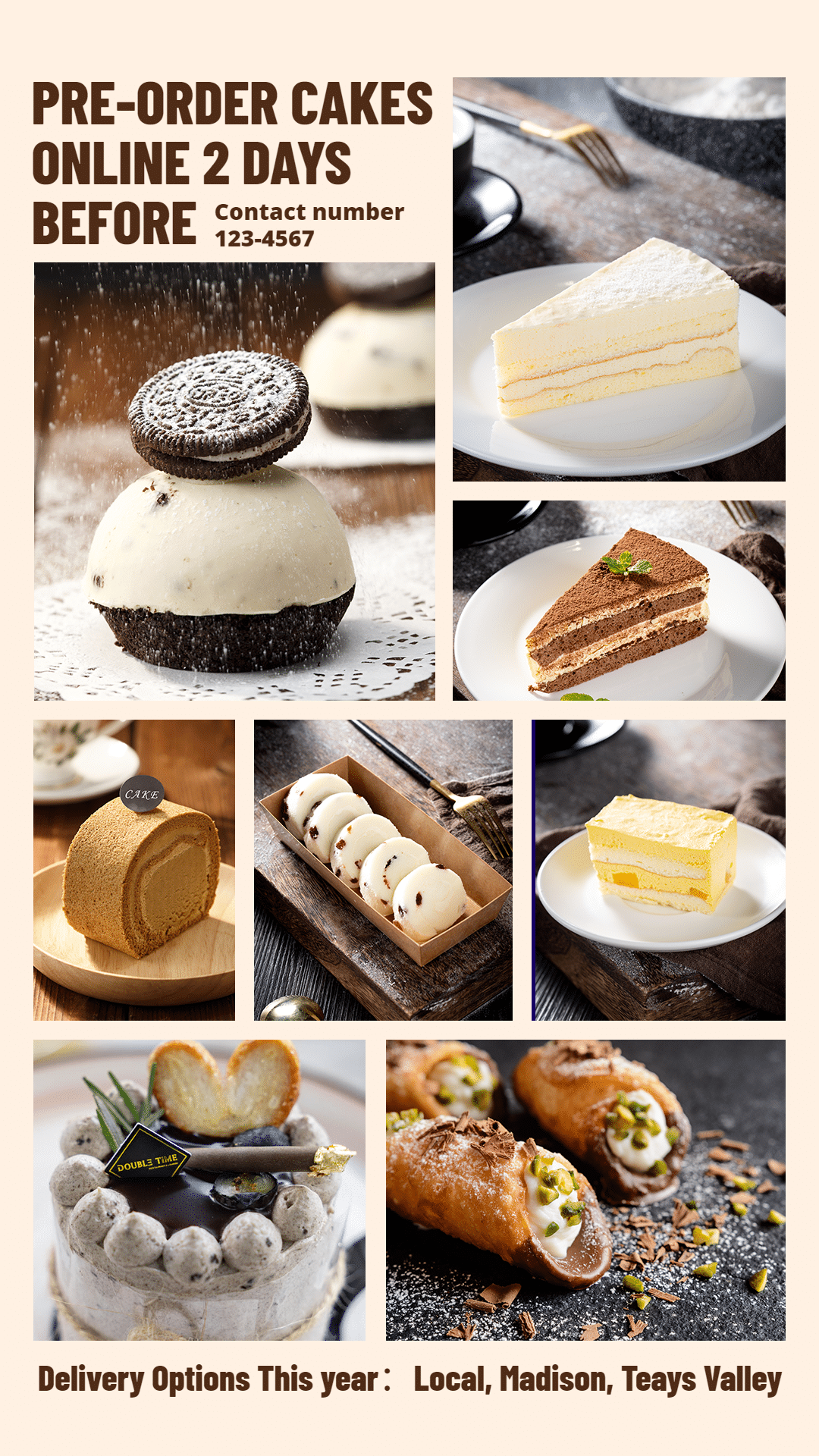 Literary Cakes Pre-Order Online Promo Ecommerce Story预览效果