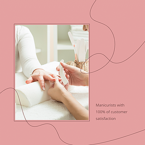 Manicures Nail Salon Services Promo Ecommerce Product Image