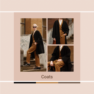 Simple Literary Women's Coats New Arrival Instagram Post