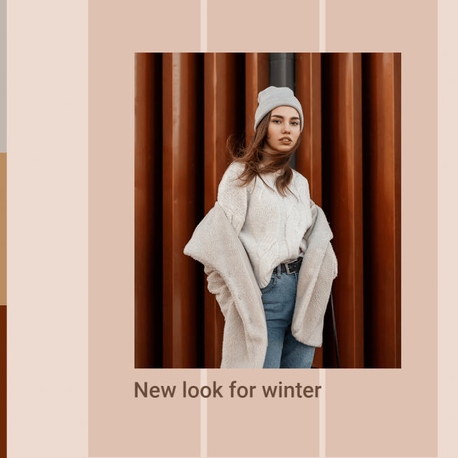 Literary Women's Wear Display  Winter New Arrival Ecommerce Product Image预览效果