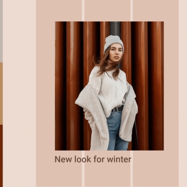 Literary Women's Wear Display  Winter New Arrival Ecommerce Product Image