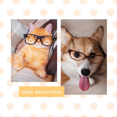 Pet Cute Decoration Ecommerce Product Image