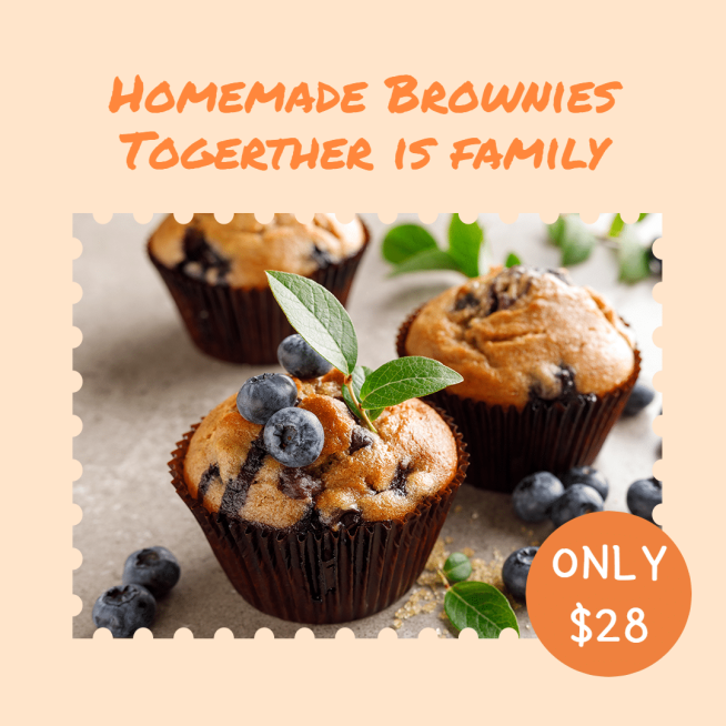 Holiday Homemade Food Dessert Ecommerce Product Image预览效果