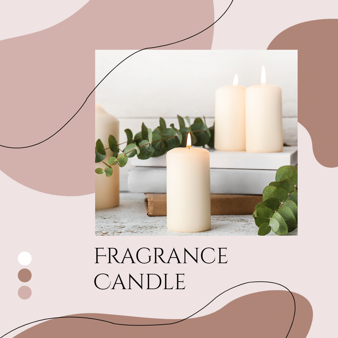 Fragrance Candle Ecommerce Product Image