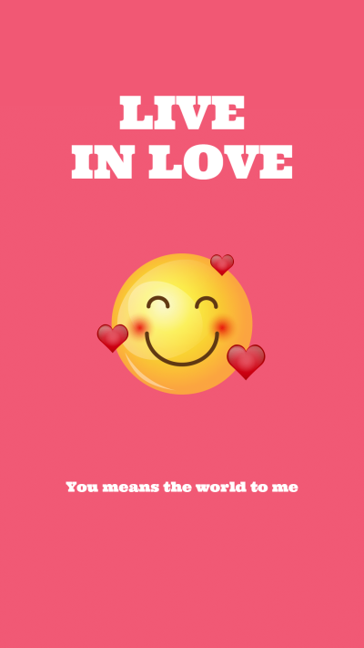 Cute Style Valentine's Day Text Quotes Template Poster Instagram Story
