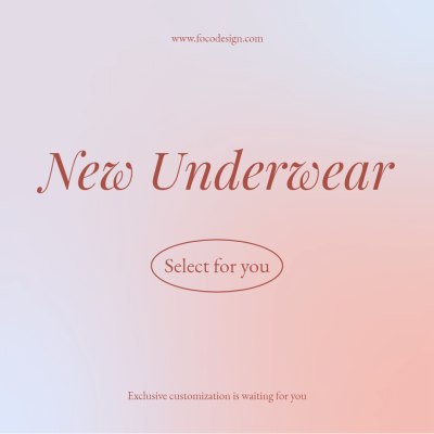 Ellipse Element Simple Fashion Women's Underwear Display Promo Ecommerce Product Image