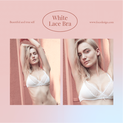 Sunshine Element Simple Fashion Women's Underwear Display Promo Ecommerce Product Image