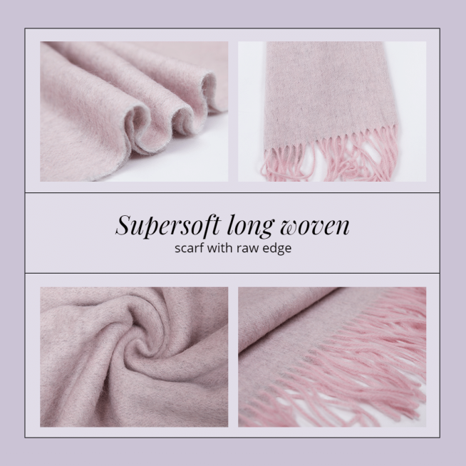 Fashion Scarf Detail Display Ecommerce Product Image预览效果