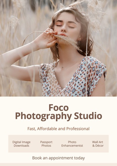 Photography Studio Service Propaganda Flyer