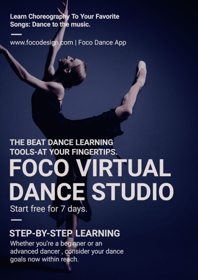 Virtual Dance Studio Recruits Propaganda Commercial Use Flyer