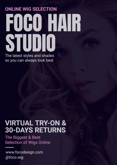Wig Hair Studio Products Propaganda Flyer