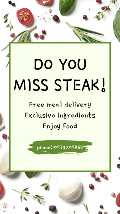 Simple Literary Free Meal Delivery Introduction Instagram Story