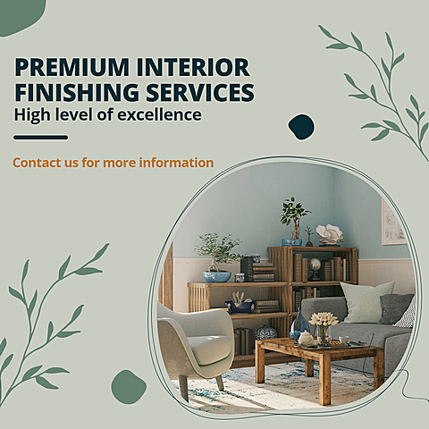 Interior Decoration Service Advertisement Ecommerce Product Image