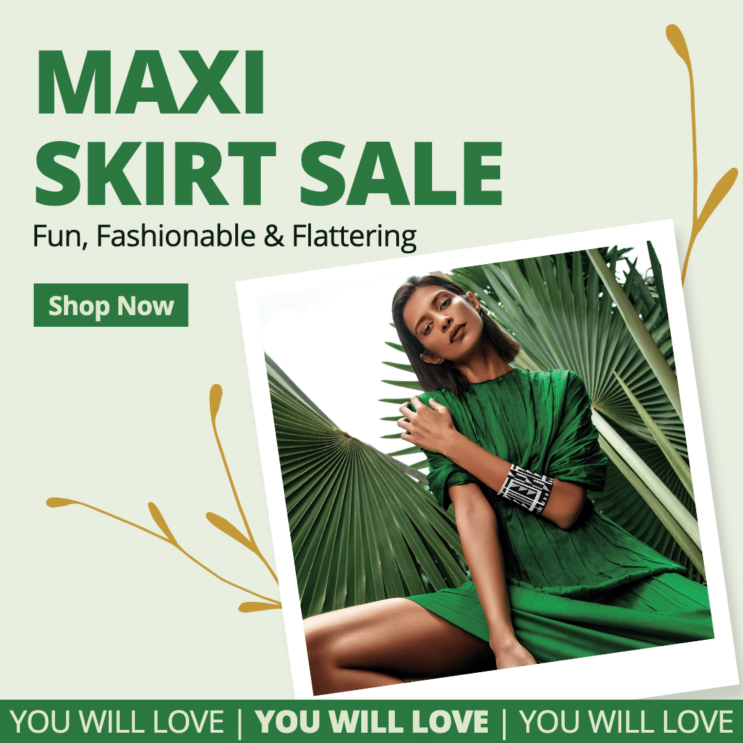 Maxi Skirt Regular Sale Ecommerce Product Image预览效果
