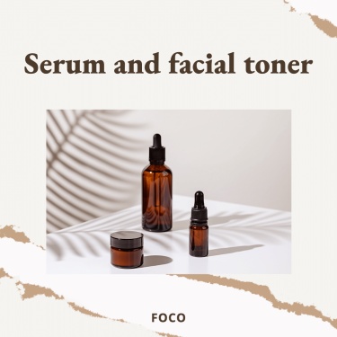 Simple Facial Toner Display Ecommerce Product Image