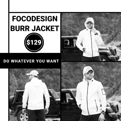 Fashion Filter Element Men's Jacket Instagram Post