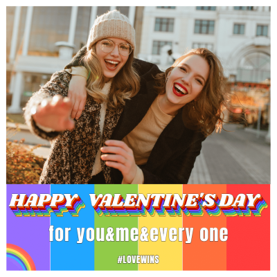 Happy Valentine’s Day LGBT Love Instagram Post Image