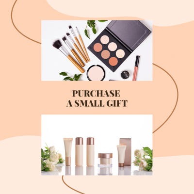 Simple Fashion Makeup Cosmetics Giveaway Instagram Post