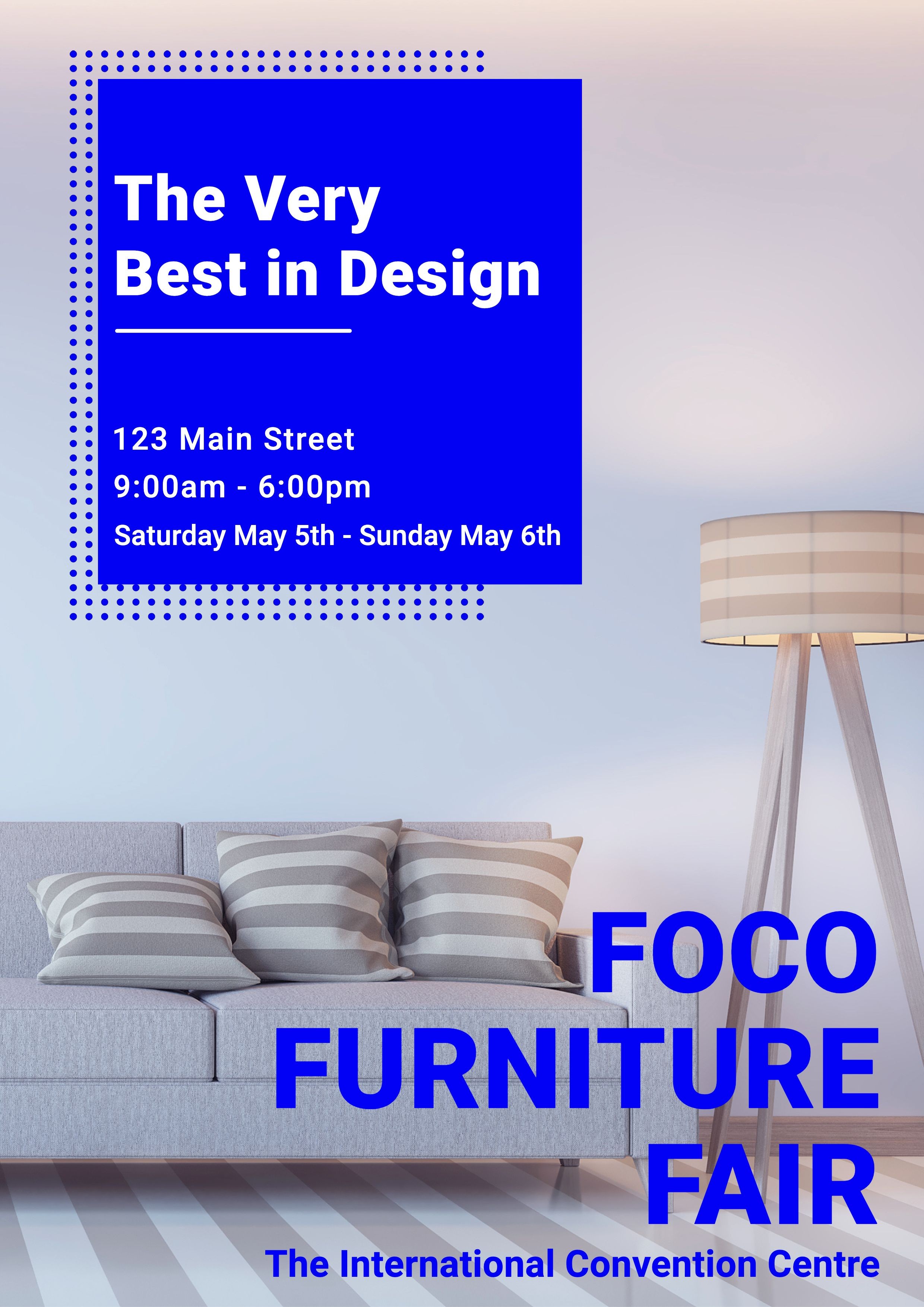 Furniture Expo Products Display Propagating Poster