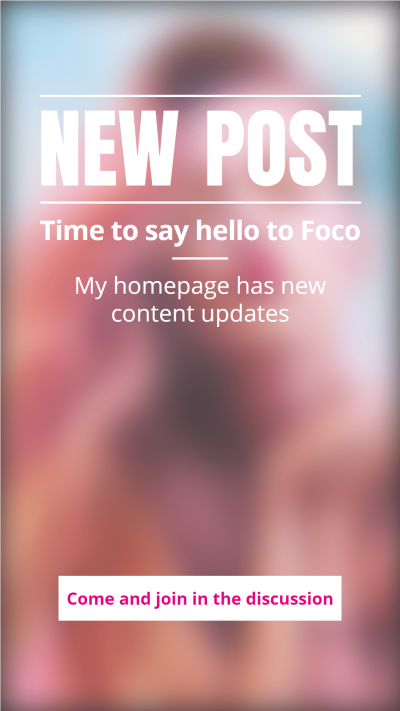 Creative Personal New Post Introduction Instagram Story