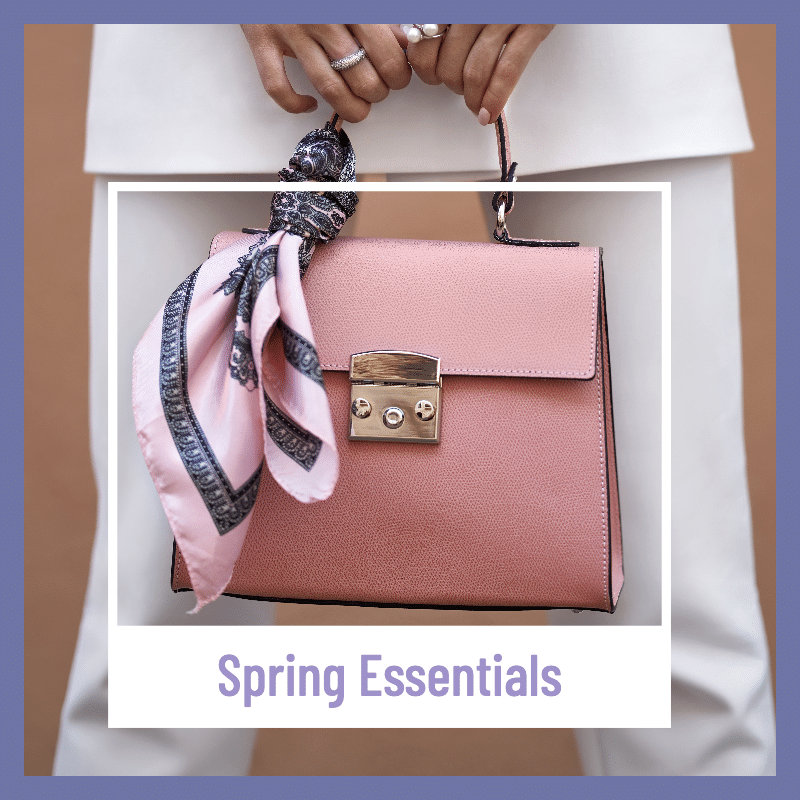 Women's Handbag Purse Product Promo Mark Template