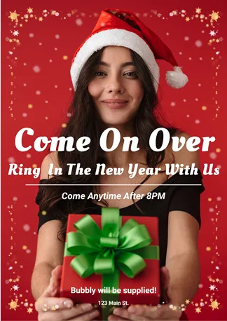 christmas invitation template