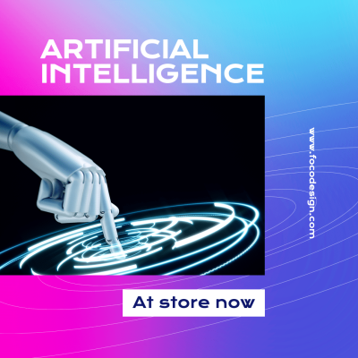 Creative Style Artificial Intelligence Promotion Ecommerce Product Image