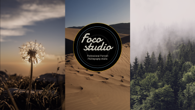 Creative Photography Studio Brand Slogan Facebook Cover