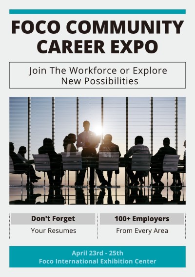 Commercial Community Career Expo Propagating Poster