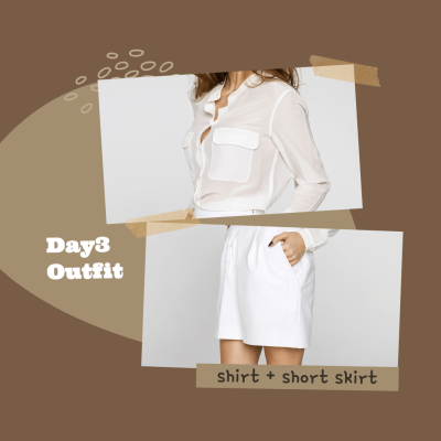 Brown Color System Background Fashion Woman Outfit Display Ecommerce Product Image