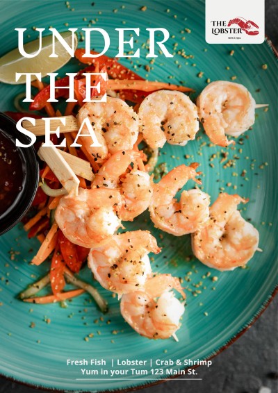 Commercial Seafood Delicacy Propagating Poster