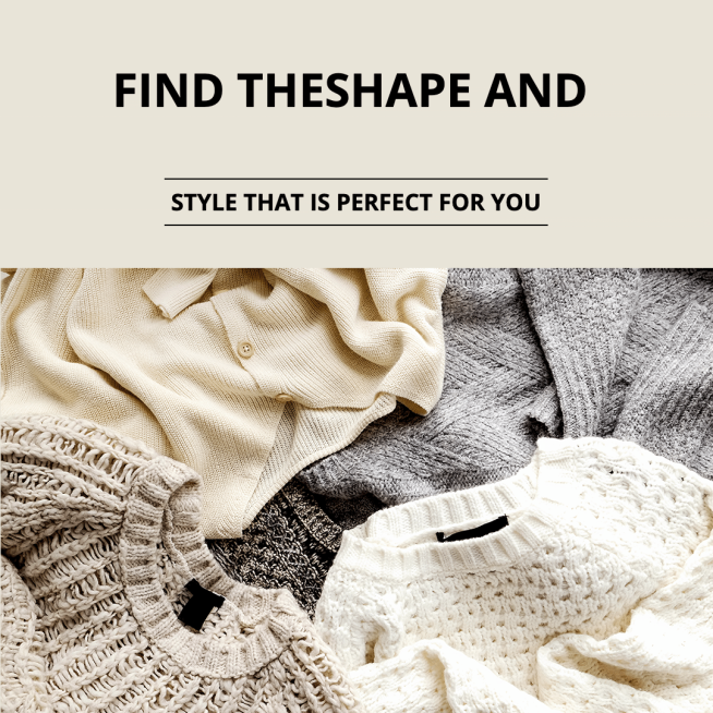 Fashion Women's Sweater Display Promo Ecommerce Product Image预览效果