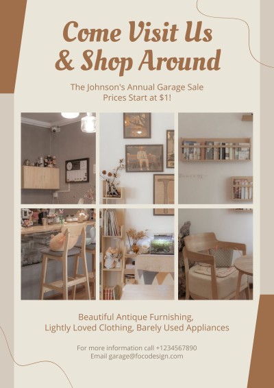 Personal Courtyard Promotion Activity Flyer