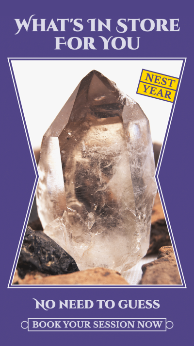 Simple Astrological Divination New Year Promotion Ecommerce Story