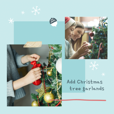 DIY Christmas Decoration Teaching Template Fashion Simple Style Poster Instagram Post